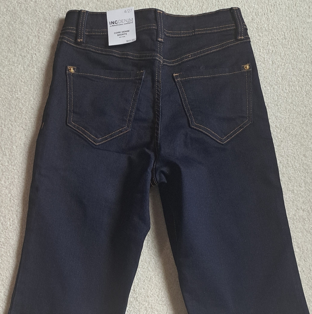 INC Denim Bermuda Shorts NWT - Picture 5 of 5